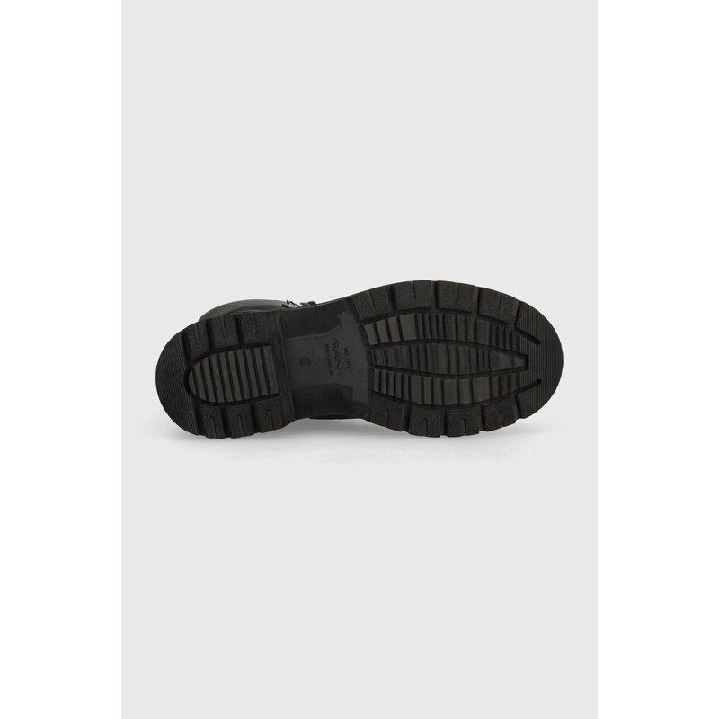 Čizme Gant Prepnovo za žene, boja: crna, ravni potplat