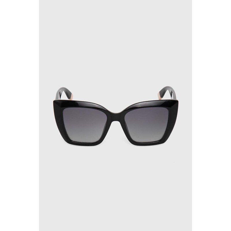 Sunčane naočale Furla za žene, boja: crna, SFU710_540700