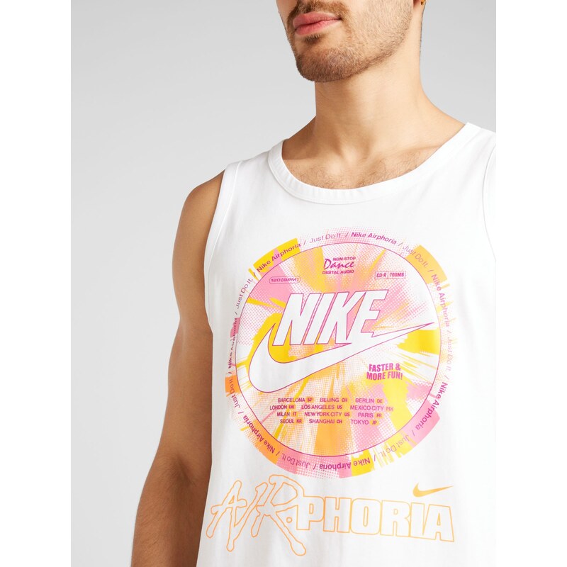 Nike Sportswear Majica narančasta / roza / prljavo bijela