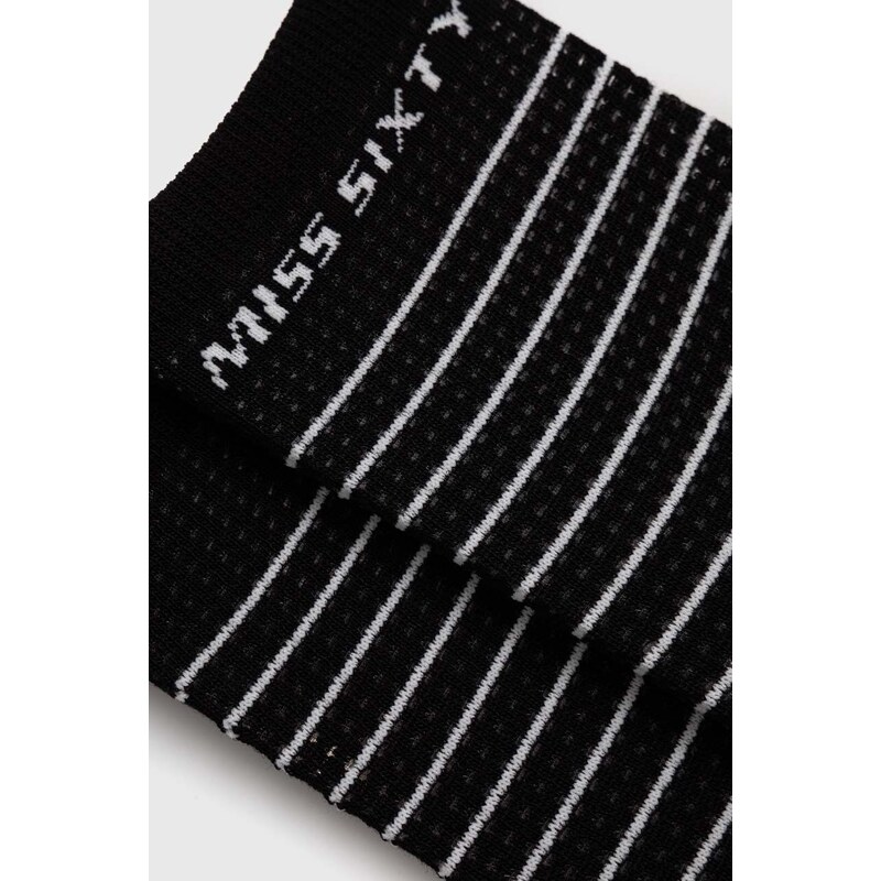Čarape Miss Sixty OJ8570 za žene, boja: crna, 6L2OJ8570000