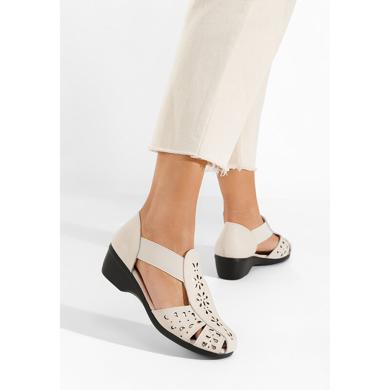 Zapatos Sandale od prirodne kože Melona bež