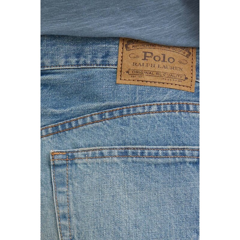 Traper kratke hlače Polo Ralph Lauren za žene, bez uzorka, visoki struk, 211934934