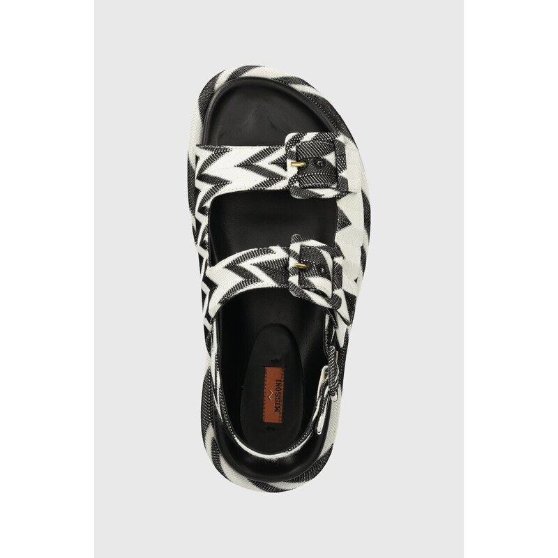 Sandale Missoni Mia za žene, boja: crna, M39_022