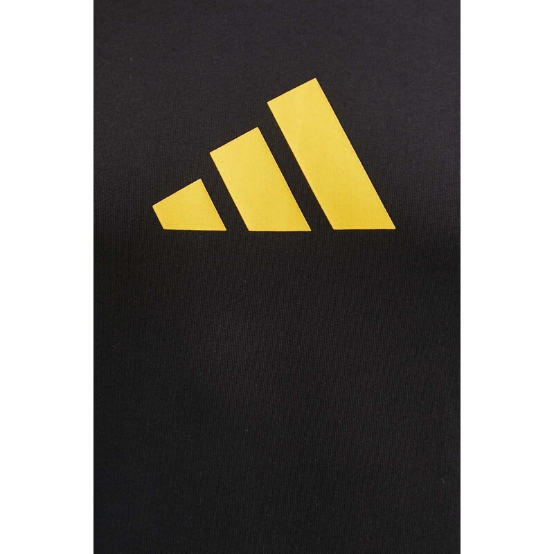 Majica kratkih rukava za trening adidas Performance boja: crna, s tiskom, IS2409