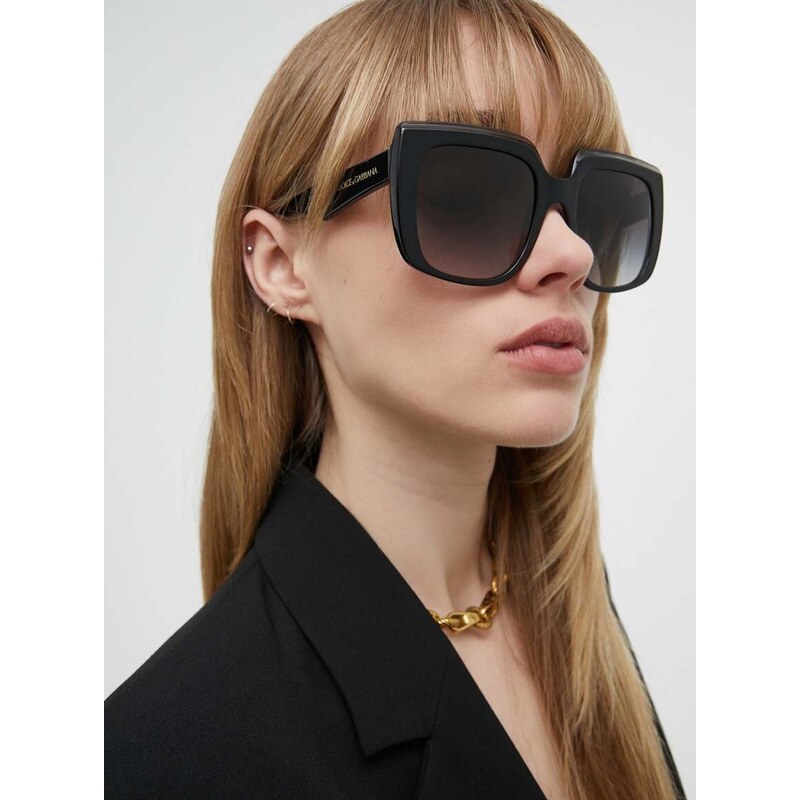 Sunčane naočale Dolce & Gabbana za žene, boja: crna, 0DG4414