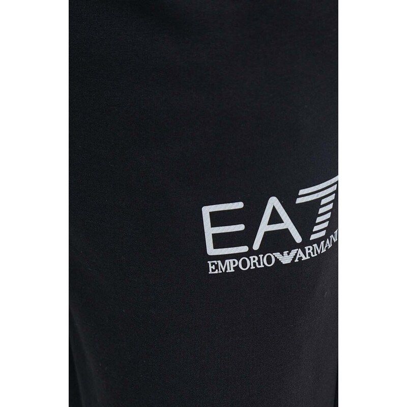 Trenirka EA7 Emporio Armani za muškarce, boja: crna
