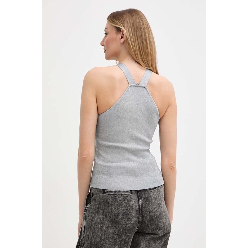 Bluza MICHAEL Michael Kors za žene, boja: srebrna, s uzorkom
