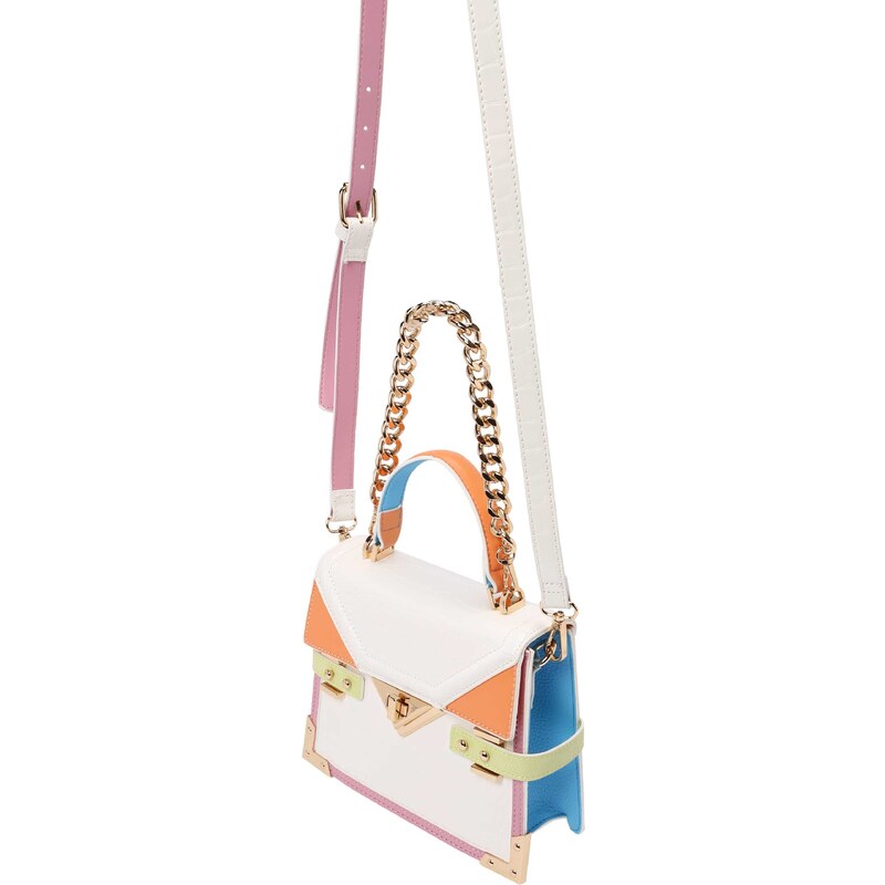 ALDO Ručna torbica 'KEDAOSI' neonsko plava / svijetlozelena / narančasta / bijela