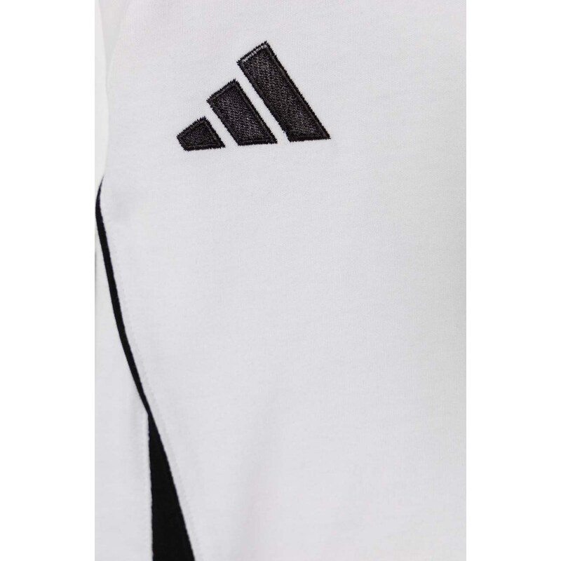 Dječja pamučna majica kratkih rukava adidas Performance TIRO24 SWTEEY boja: bijela, s aplikacijom
