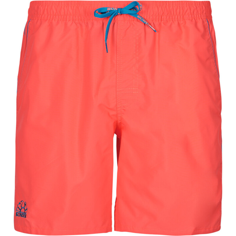 Sundek Surftrunks Heren – Nylon Taft, Snel-Drogend, Gevoerd Mesh, Veiligheidsklittenbandzak, Taille 30-40 Inch