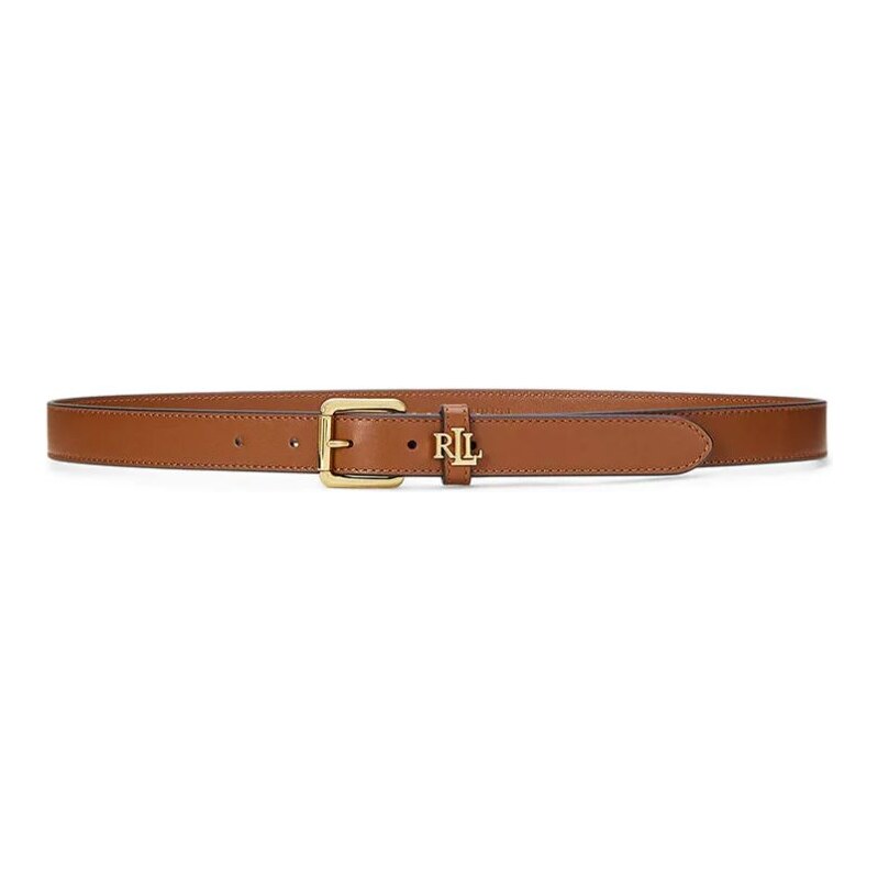 Kožni remen Lauren Ralph Lauren za žene, boja: smeđa, 412968763