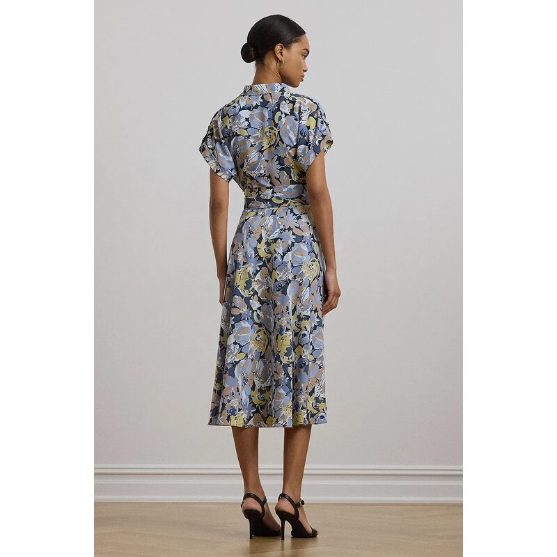 Haljina Lauren Ralph Lauren midi, širi se prema dolje, 250963461
