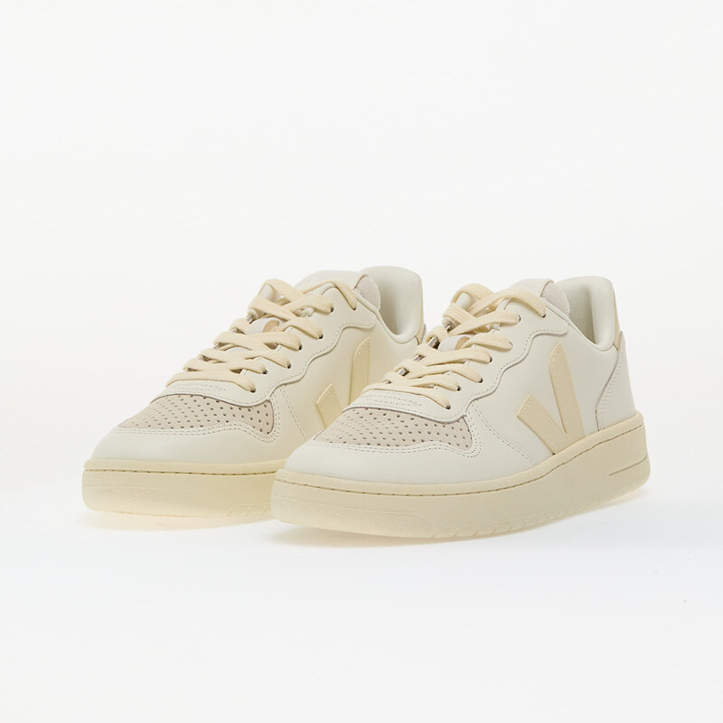 Veja W V-10 Leather Pure Calcaire