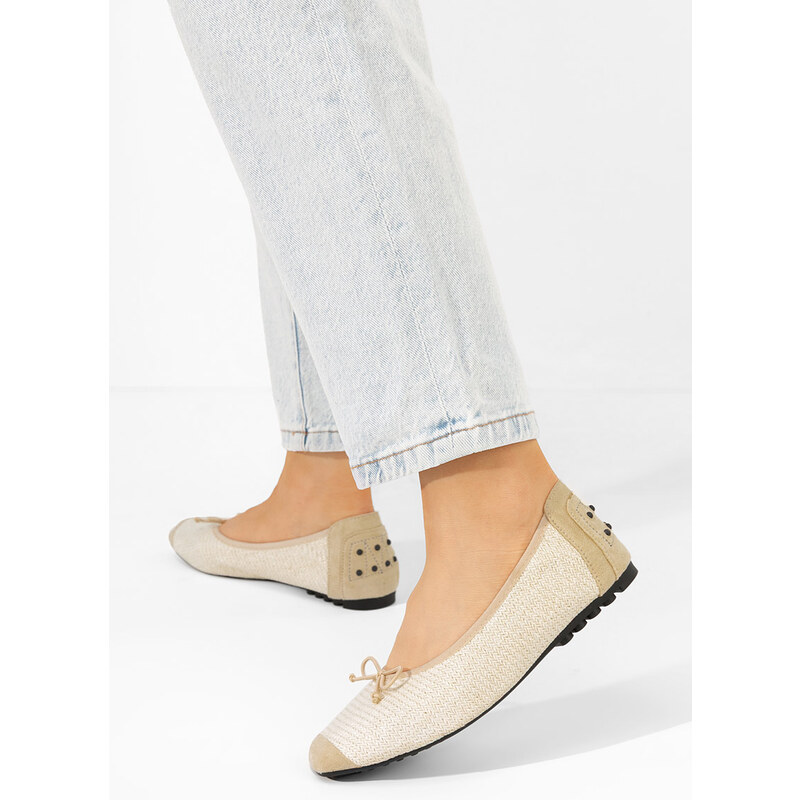 Zapatos Balerine Janeta krem