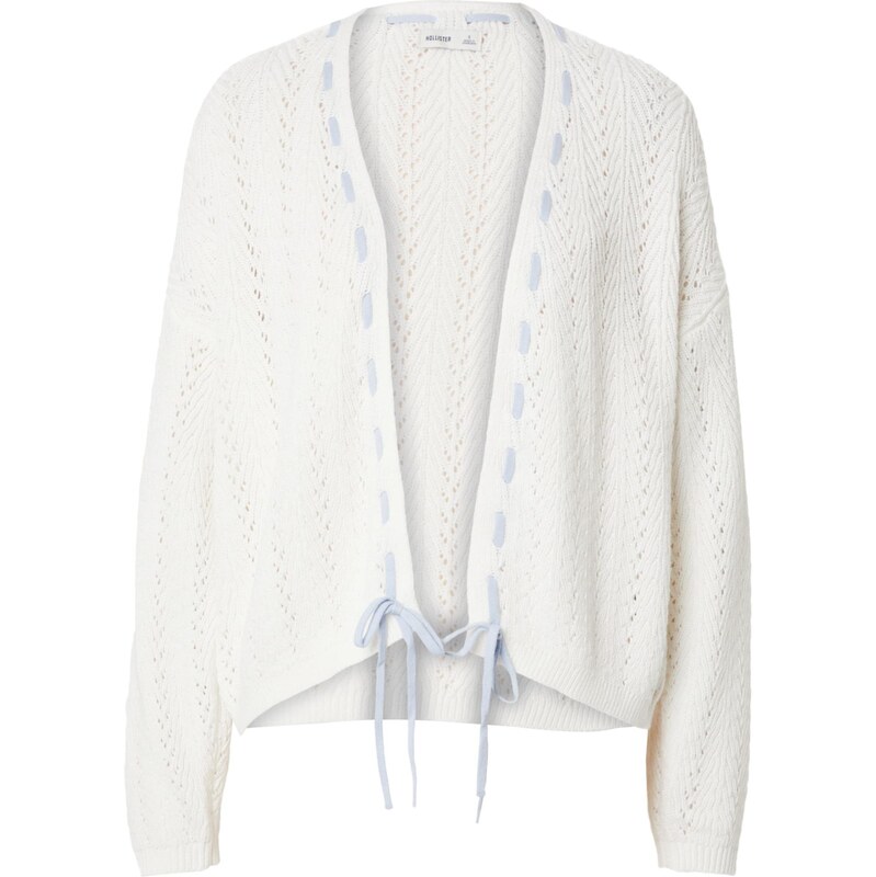 HOLLISTER Kardigan golublje plava / bijela
