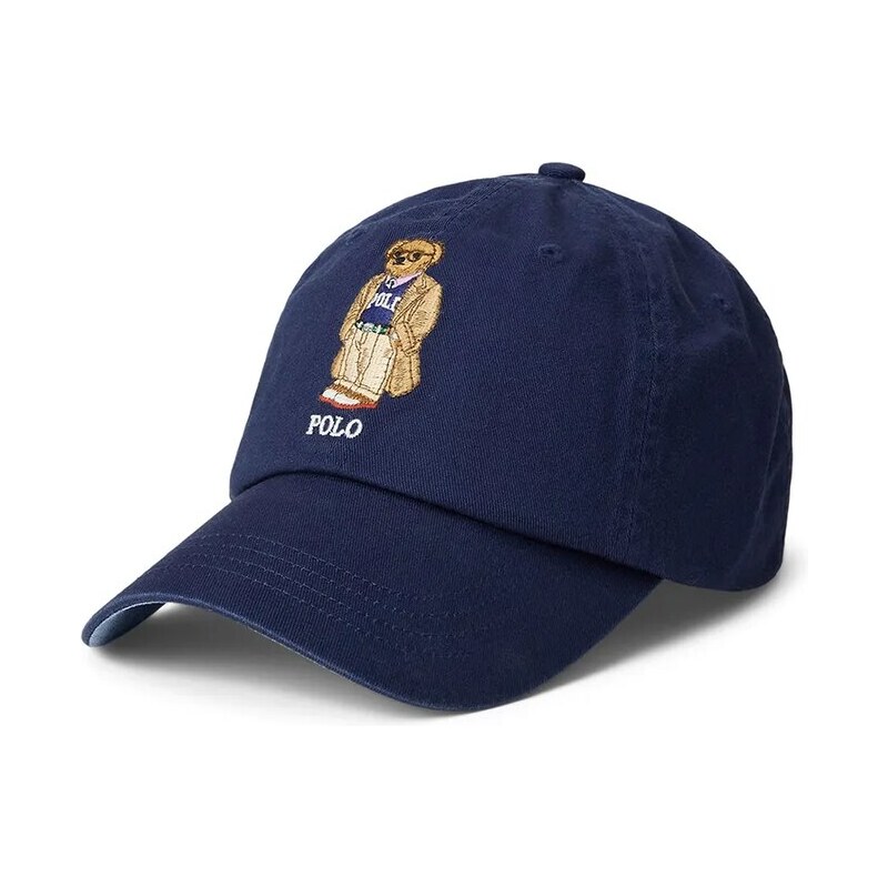 Pamučna kapa sa šiltom Polo Ralph Lauren Cls Sprt boja: tamno plava, s aplikacijom, 710972684