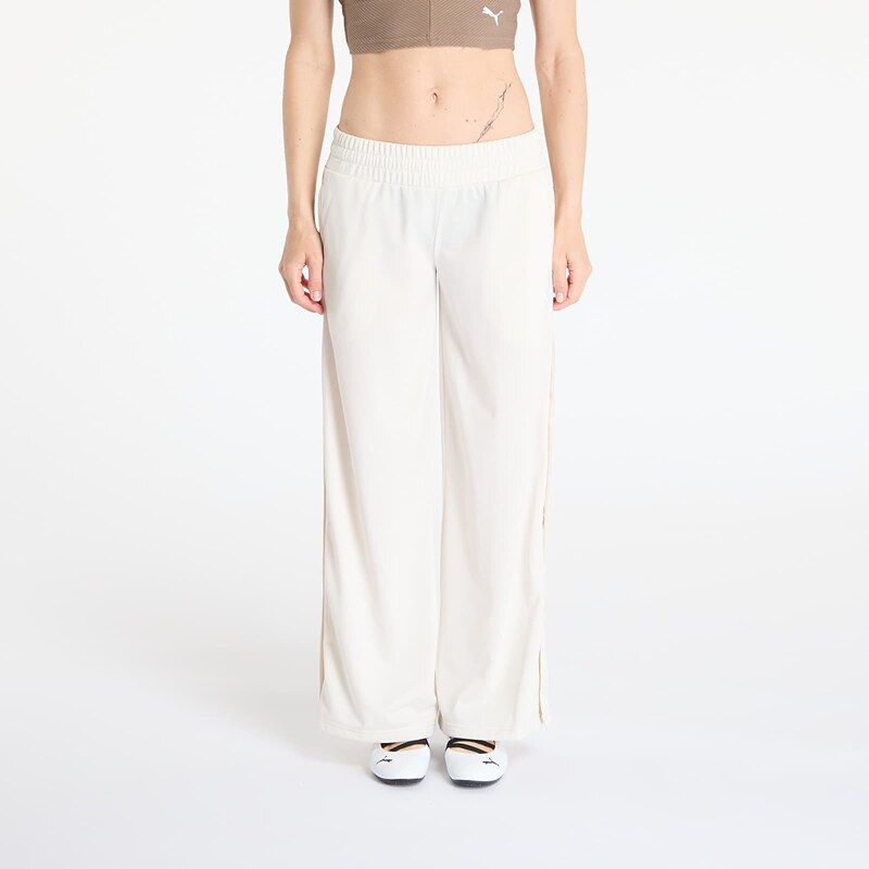 Hlače Puma Wardrobe Essentials Low Rise Popper Pants Alpine Snow