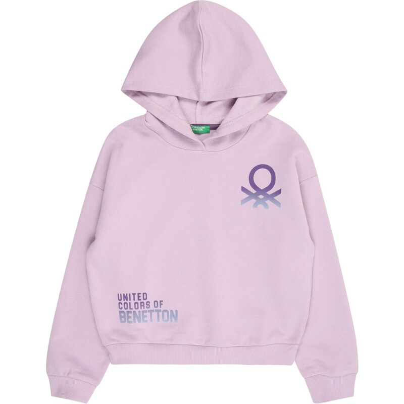 UNITED COLORS OF BENETTON Sweater majica plava ljubičasta lila