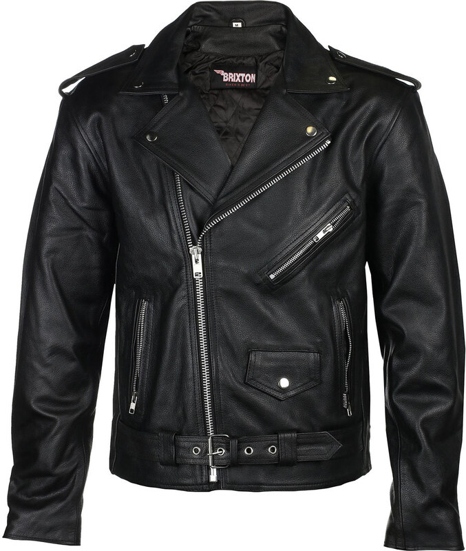 Jakna kožna "nož na sklapanje" - BRIXTON