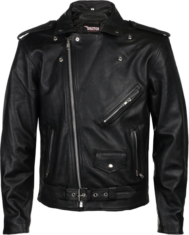 Jakna kožna "nož na sklapanje" - BRIXTON