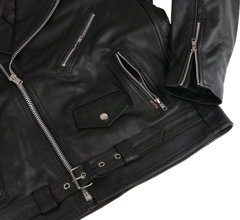 Jakna kožna "nož na sklapanje" - BRIXTON