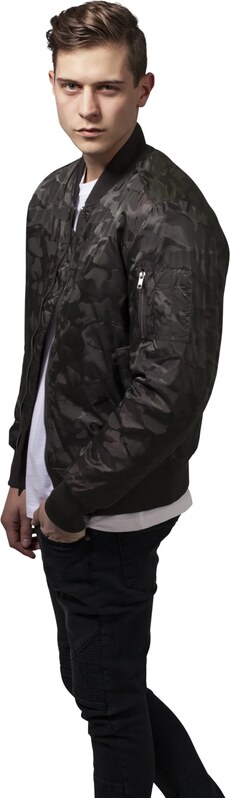 Urban Classics Prijelazna jakna maslinasta / tamno zelena