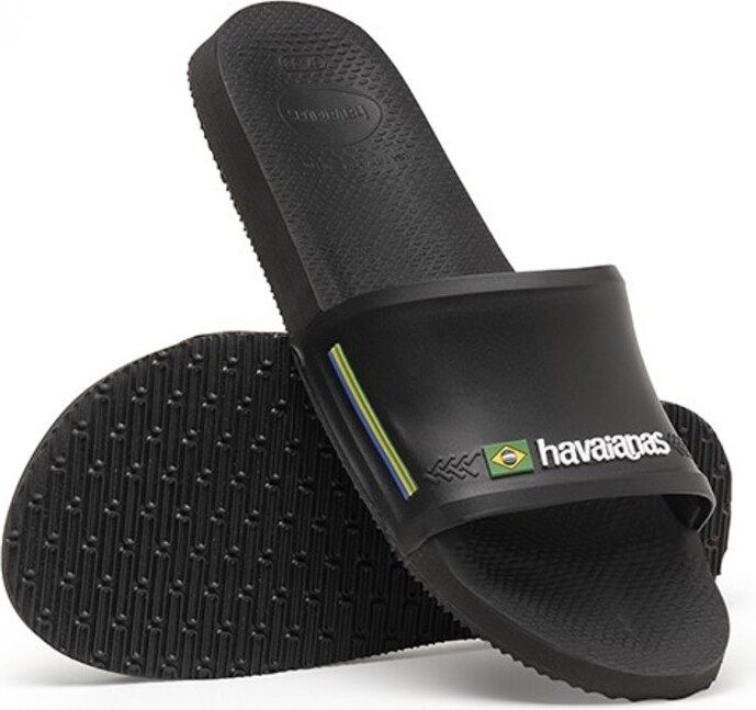 Havaianas Slide Brasil Unisex - Sandale Havaianas - Crna - 4142616-0090-BRA-35/36