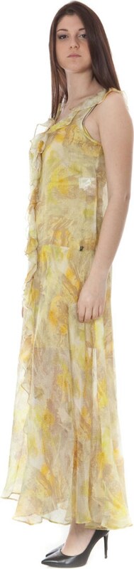 JOHN GALLIANO Duga žuta haljina Johna Galliana
