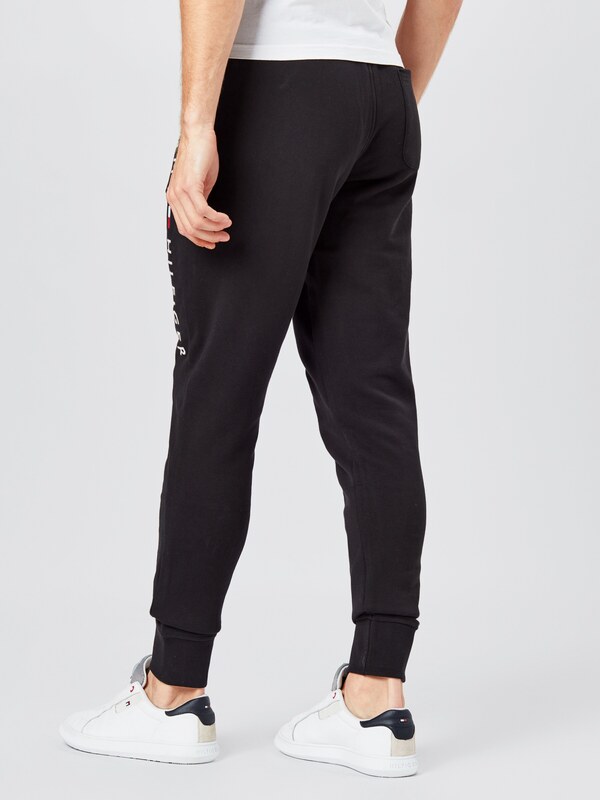 TOMMY HILFIGER Hlače mornarsko plava / crvena / crna / bijela