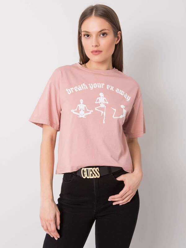 RUE PARIS T-shirt-157-TS-0086.60P-Light Pink