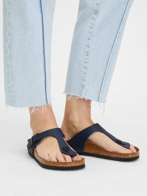 BIRKENSTOCK Japanke 'Gizeh' tamno plava
