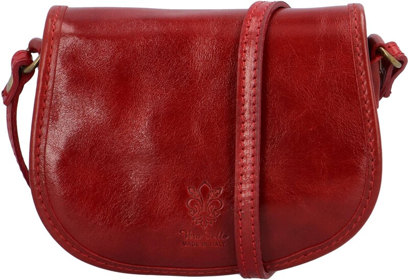 Delami Vera Pelle Mala ženska kožna torbica Lorentii, crvena