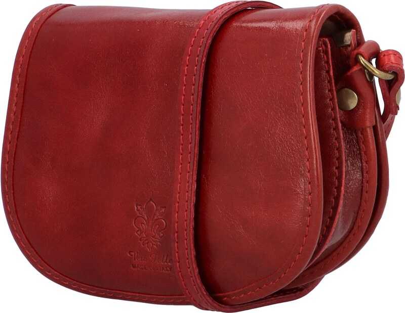 Delami Vera Pelle Mala ženska kožna torbica Lorentii, crvena