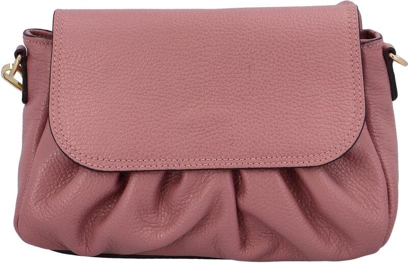Delami Vera Pelle Luksuzna ženska kožna torbica Alka, antikno ružičasta