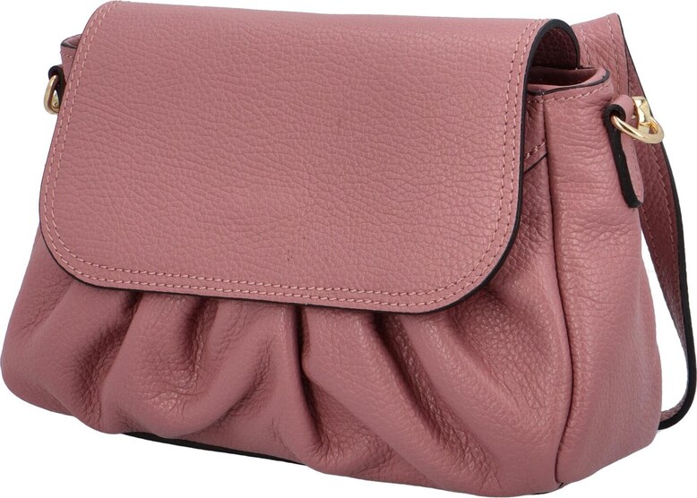 Delami Vera Pelle Luksuzna ženska kožna torbica Alka, antikno ružičasta