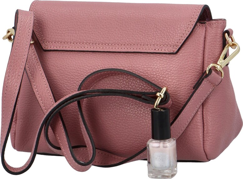 Delami Vera Pelle Luksuzna ženska kožna torbica Alka, antikno ružičasta