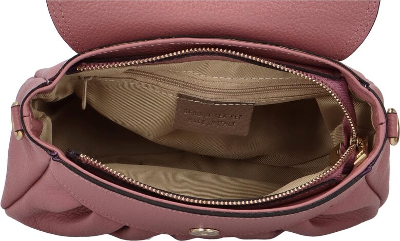 Delami Vera Pelle Luksuzna ženska kožna torbica Alka, antikno ružičasta