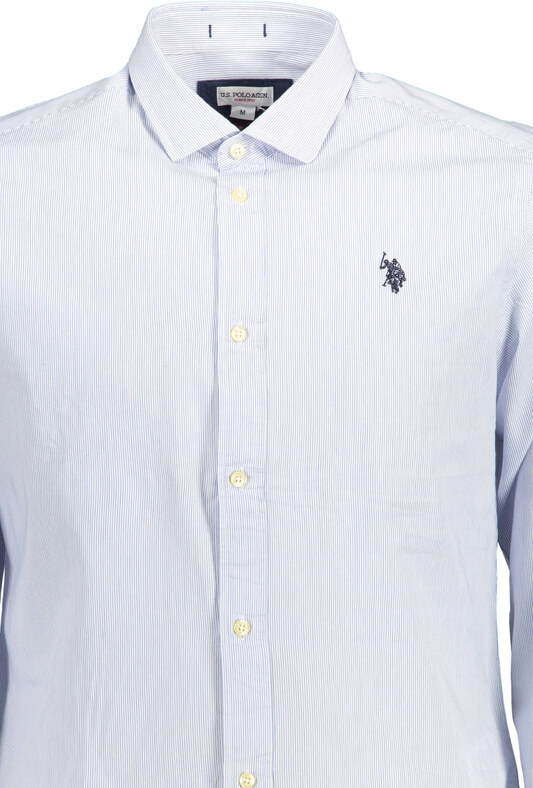 US Polo Assn Muška košulja dugih rukava, svijetloplava