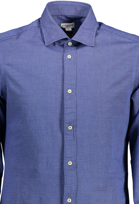 US Polo Assn Plava muška košulja dugih rukava