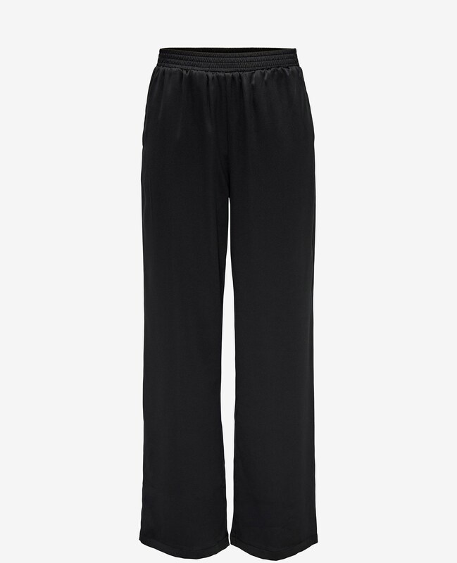 Only Crne žene široke satenske hlače SAMO Victoria - Žene