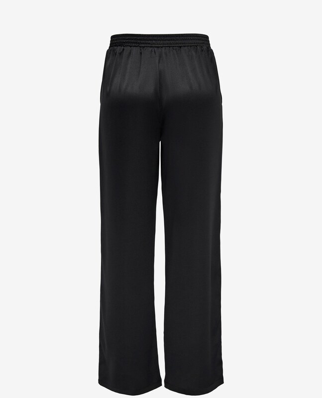 Only Crne žene široke satenske hlače SAMO Victoria - Žene