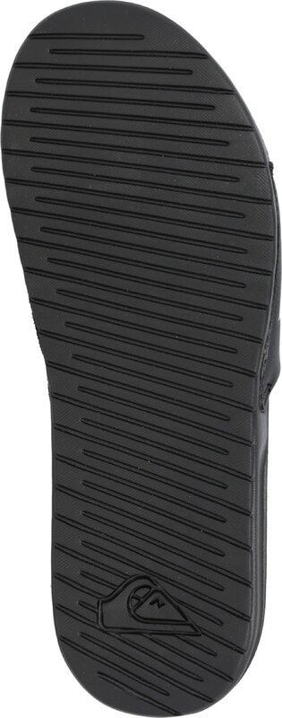 QUIKSILVER Natikače s potpeticom 'Bright Coast' crna / bijela