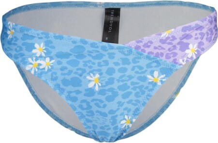 Trendyol cvjetni uzorak boja blok bikini donji dio