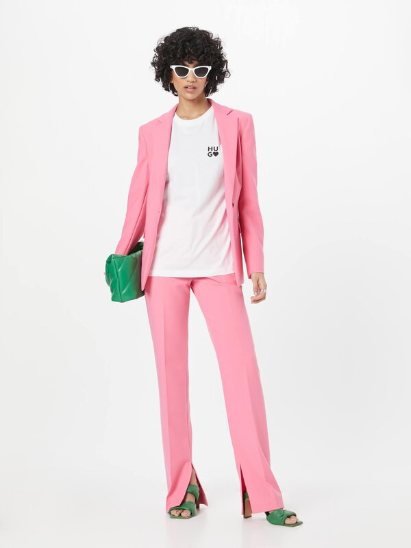 HUGO Majica 'Dashire' crna / bijela