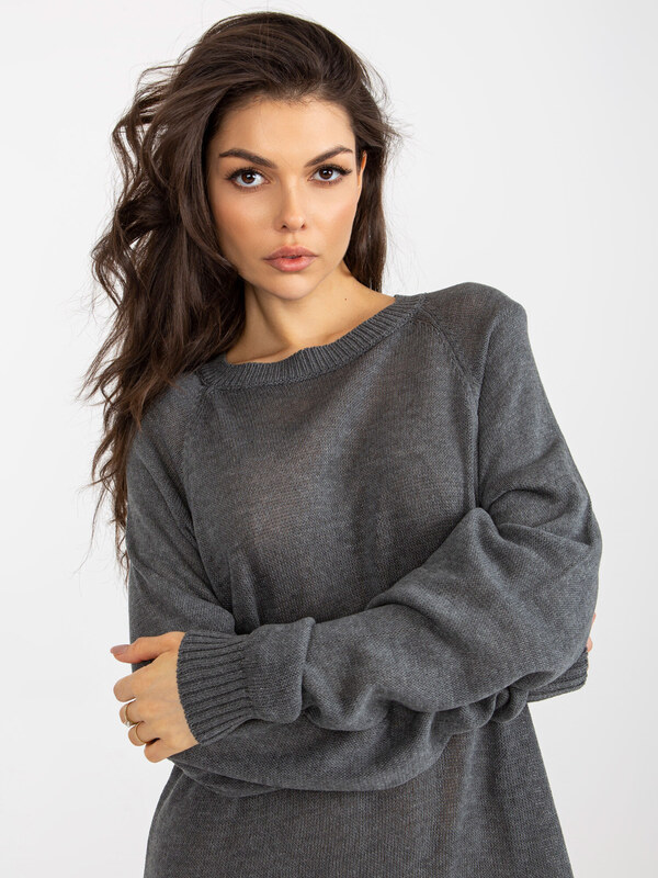 BADU Sweater-BA-SW-9005.36P-dark gray