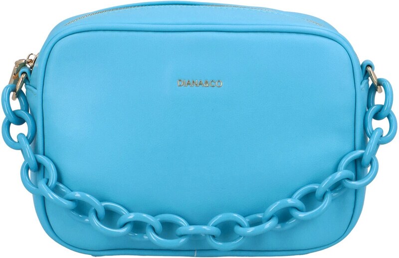 DIANA & CO Elegantna ženska torba preko tijela od umjetne kože Simona, upečatljivo plave boje