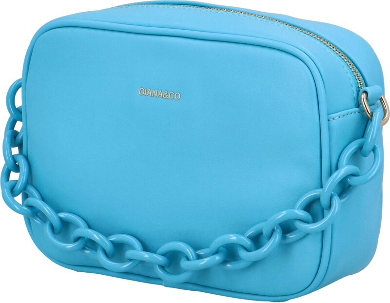 DIANA & CO Elegantna ženska torba preko tijela od umjetne kože Simona, upečatljivo plave boje