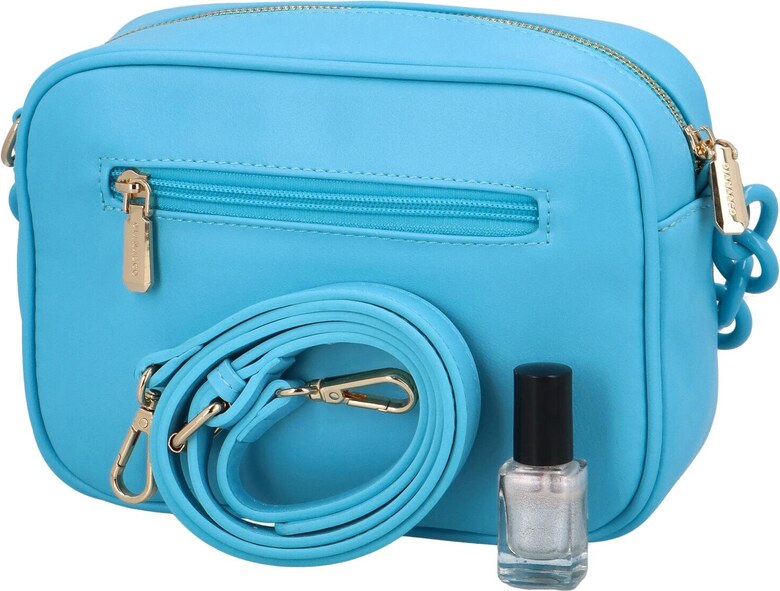 DIANA & CO Elegantna ženska torba preko tijela od umjetne kože Simona, upečatljivo plave boje