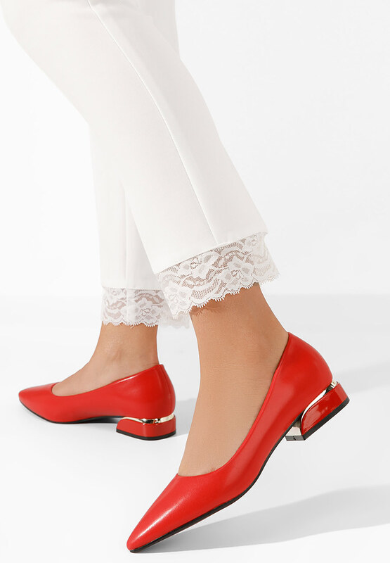 Zapatos Salonke na malu petu Bertesa V2 crveno