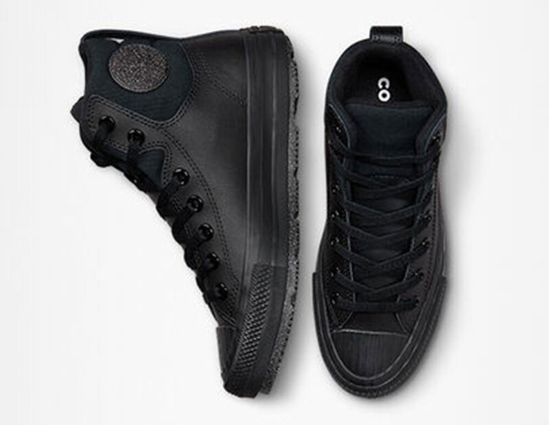 Converse Chuck Taylor All Star Berkshire Boot Leather - Žene - Tenisice Converse - Crno - A01523C